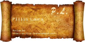 Pillis Laura névjegykártya